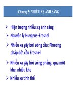 Lý thuyết nhiễu xạ ánh sáng