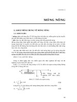 hướng dẩn Thiết kế Móng Nông