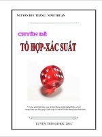 Chuyên đề tổ hợp ôn thi đại học 2014