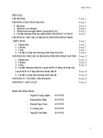 NỐI 2 QUAN HỆ BẰNG PHƯƠNG PHÁP CHỌN TRÊN TÍCH VÀ PHƯƠNG PHÁP SẮP NỐI