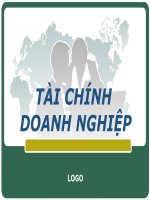 slide thuyết trình tài chính doanh nghiệp