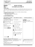 Giáo án đại số môn toán lớp 7 chương I