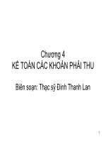 kế toán nợ phải thu khách hàng