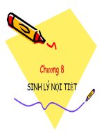 bài giảng sinh lý người và động vật chương 8 sinh lý nội tiết