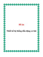 đồ án thiết kế hệ thống dẫn động cơ khí