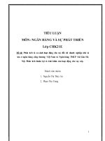 Phân tích và so sánh hoạt động cho vay đối với doanh nghiệp nhỏ và vừa ở ngân hàng công thương việt nam và ngân hàng TMCP sài gòn hà nội  phân tích thuân lợi và khó khăn của hoạt động cho vay này
