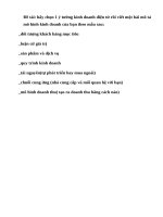 Quản lý dự án thương mại điện tử