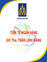 bài giảng về huy động vốn