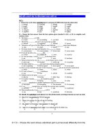 Bộ đề tuyển sinh vào lớp 10 chọn lọc