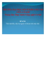 tiện mặt đầu tiện trụ ngoài và khoan trên máy tiện