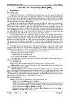 Access nâng cao và ứng dụng 2010