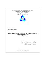 robot tự hành tránh vật cản sử dụng thiết bị kinect