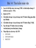 Bài 14 tìm kiếm toàn văn