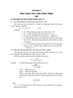 thuyết minh đồ án đường phần thủy văn