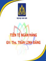 bài giảng về hệ thống các ngân hàng