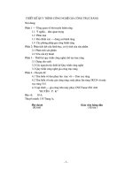 thiết kế quy trình công nghệ gia công trục răng