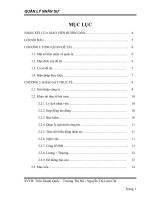 xây dựng chương trình phần mềm quản lí nhân sự tại công ty trách nhiệm hữu hạn thời trang hạ vàng