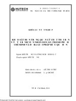 khảo sát hiện trạng quản lý chất thải rắn y tế tại bệnh viện nhân dân 115 tp.hcm và đề xuất giải pháp hiệu quả hơn