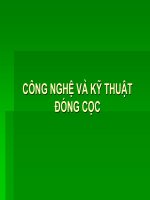 công nghệ kỹ thuật đóng cọc