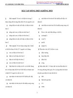 Bài tập Lý phần Dòng điện không đổi Trường THPT Bình Minh ppt