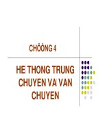 bài giảng quản lý và xử lý chất thải rắn và chất thải nguy hại chương 4 hệ thống trung chuyển và vận chuyển