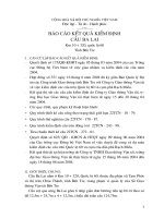 báo cáo kết quả kiểm định cầu ba lai