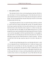 khảo sát hiện trạng sử dụng nguồn tài nguyên nước ở sông ba thị xã an khê, tỉnh gia lai và đề xuất biện pháp giảm thiểu ô nhiễm