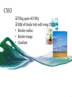 Giới thiệu về ngôn ngữ lập trình web CSS3