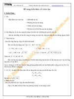 bổ sung kiến thức về véctơ lực