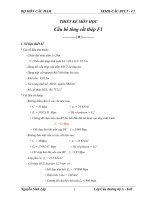 thuyết minh cầu bê tông cốt thép