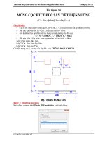 Tính toán công trình tương tác với nền đất bằng phần mềm Plaxis: Bài tập số 14