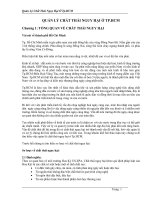 quản lý chất thải rắn  nguy hại ở thành phố hồ chí minh