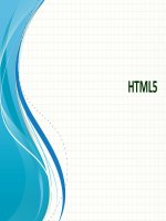 Giới thiệu về ngôn ngữ lập trình web HTML5