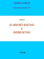 Sổ - hình thức sổ kế toán