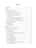 xây dựng một số chức năng chính trong quản lý bán hàng