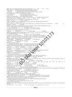 bài tập KIỀM KIỀM THỔ NHÔM chỉnh sửa bổ xung potx