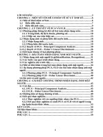 Đồ án tốt nghiệp đại học “nghiên cứu xây dựng phần mềm nhận dạng ảnh theo thuật toán PCA, FLD”