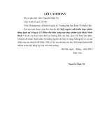 Đẩy mạnh xuất khẩu thực phẩm đông lạnhtại Công ty Cổ Phần chế biến nông sản thực phẩm xuất khẩu Ninh Bình