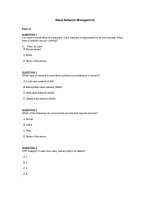 Basic Network Management