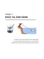 Chương 6: Khúc xạ ánh sáng pptx
