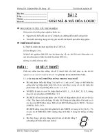 Thí nghiệm Số-Bài 2: Giải mã và mã hoá logic docx