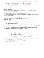 Đề kiểm tra tập trung môn vật lý 11 trường Đại học Sư Phạm TPHCM pdf