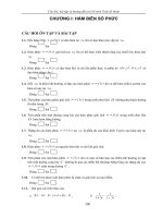Câu hỏi, bài tập và hướng dẫn trả lời môn Toán kỹ thuật