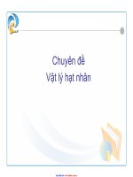 chuyên đề vật lý hạt nhân-phần 1 potx