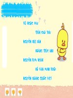 Bài giảng điện tử môn sinh học: đặc diểm của thỏ pdf