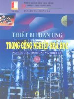 Thiết bị phản ứng trong công nghiệp hóa học tập 2 part 1 pptx