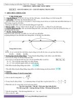Chuẩn và nâng cao kiến thức Vật Lí 10-Chương I-Động Học pdf