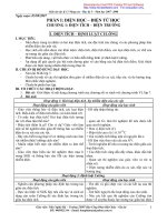 Giáo án Vật lý 11 nâng cao học kỳ 1 phần: Điệ học-Điện từ trường potx