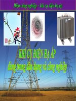 giáo án điện tử công nghệ: Điện công nghiệp_3 ppt