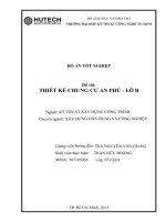 Đồ án tốt nghiệp kỹ sư xây dựng Thiết kế chung cư An Phú lô B